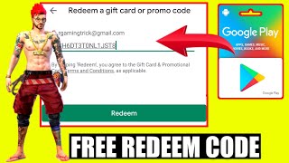 100% free Google play redeem code | how to get free google play redeem code