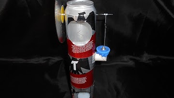 Stirling Engine Made From Aluminum Cans