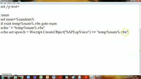 How to convert a Text to Speech in CMD by using Notepad/Notepad++