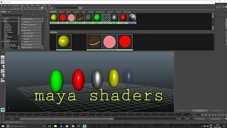 Maya shaders in telugu,maya materials