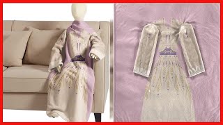 Disney Frozen 2, "First Act Anna" Youth Soft Throw Blanket with Sleeves, 48" x 48", Multi Color, 1 C screenshot 5