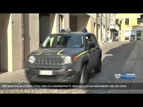 PRESENTAVA AI CLIENTI TITOLI EDILIZI CONTRAFFATTI, DENUNCIATO UN INGEGNERE | 06/03/2024