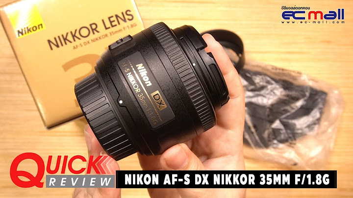 Nikon af-s 35mm f 1.8 g dx ม อสอง