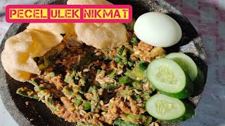 Sederhana tapi nikmat luar biasa || pecel ulek || menu sehari hari