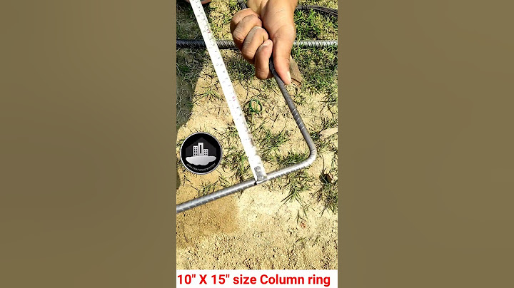 10" X 15" Column Ring Size l घर बनाने का सही तरीका l #construction #viralshorts
