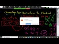 Quadratic Converting vertex to standard form and back Video