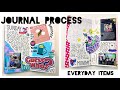 Creative Journaling Process 16 | Using Pieces From the Day