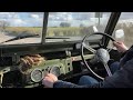 Driving my 1968 Land Rover Series 2a Petrol. 1968