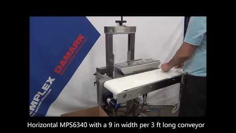Emplex MPS 6340 Validatable Band Sealer in a Horizontal Orientation | ProPac.com