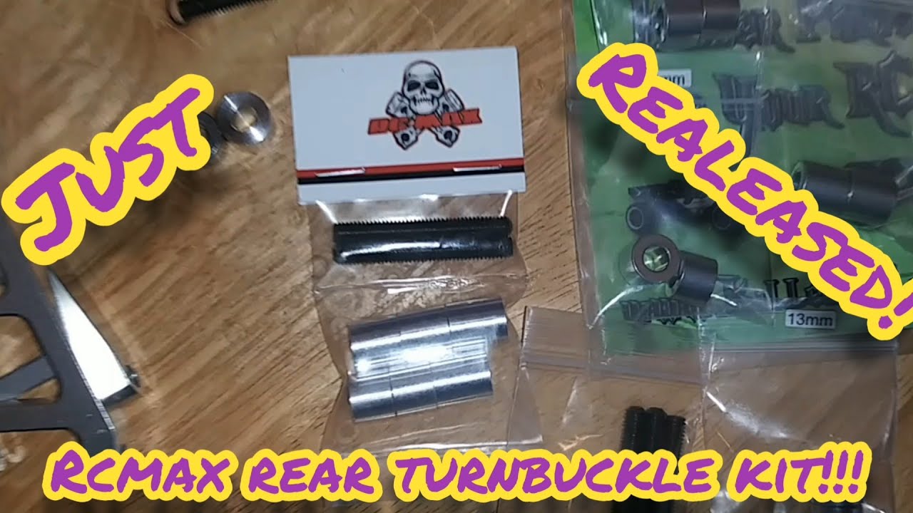 New Rcmax Rear Turnbuckle Kit Compared To Killer Rc Pro Kit + Supreme 55 Baja 5B Spur Gear Installed