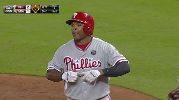 PHI@MIA: Byrd singles in Franco to give Phillies lead