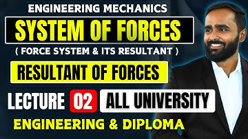 SYSTEM OF FORCES|SYSTEM AND RESULTANT OF FORCES|LECTURE 02 |ENGINEERING MECHANICS|PRADEEP GIRI SIR