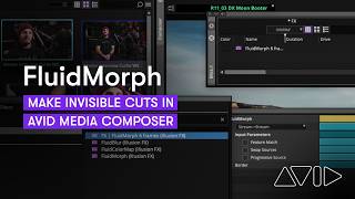 Create Invisible Cuts with FluidMorph in Media Composer