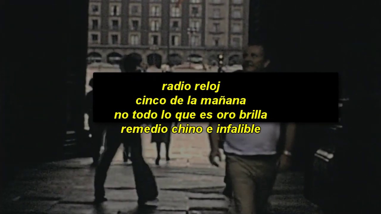 Manu Chao Me Gustas Tu Letra lyrics YouTube