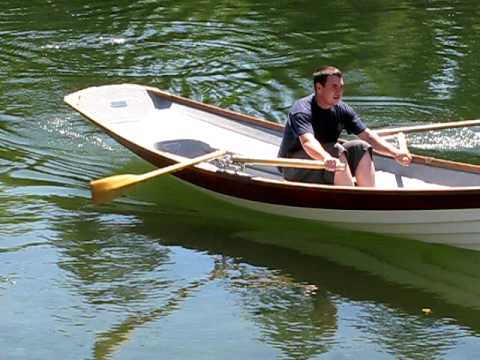 forward facing rowing with sliding seat - youtube