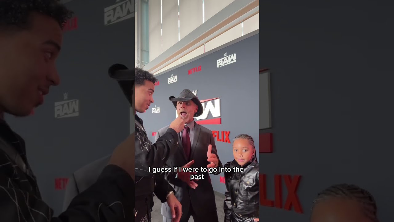 Shawn Michaels At Monday Night RAW Mentions Triple H Wwe Interview Shawnmichaels Attitudeera