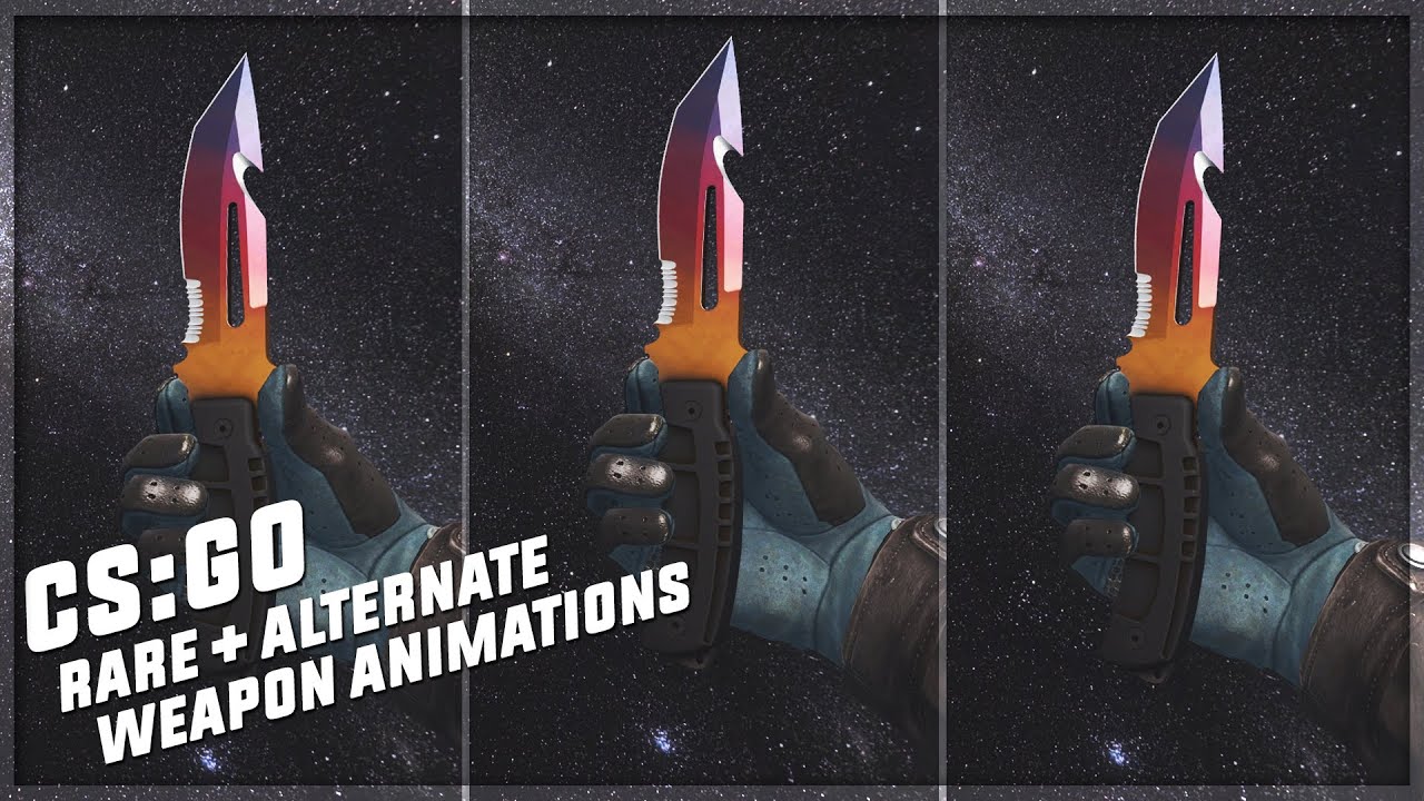 CS:GO - ALL RARE + ALTERNATE KNIFE ANIMATIONS AND INSPECTIONS (2020)  [SHOWCASE] - YouTube