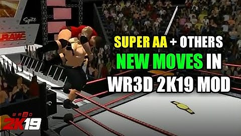 WR3D WWE MOD | WR3D NEW MOVES | WR3D 2K19 MOD | WR3D NEW MOVES MOD LINK | WR3D ULTIMATE MOD BY MT