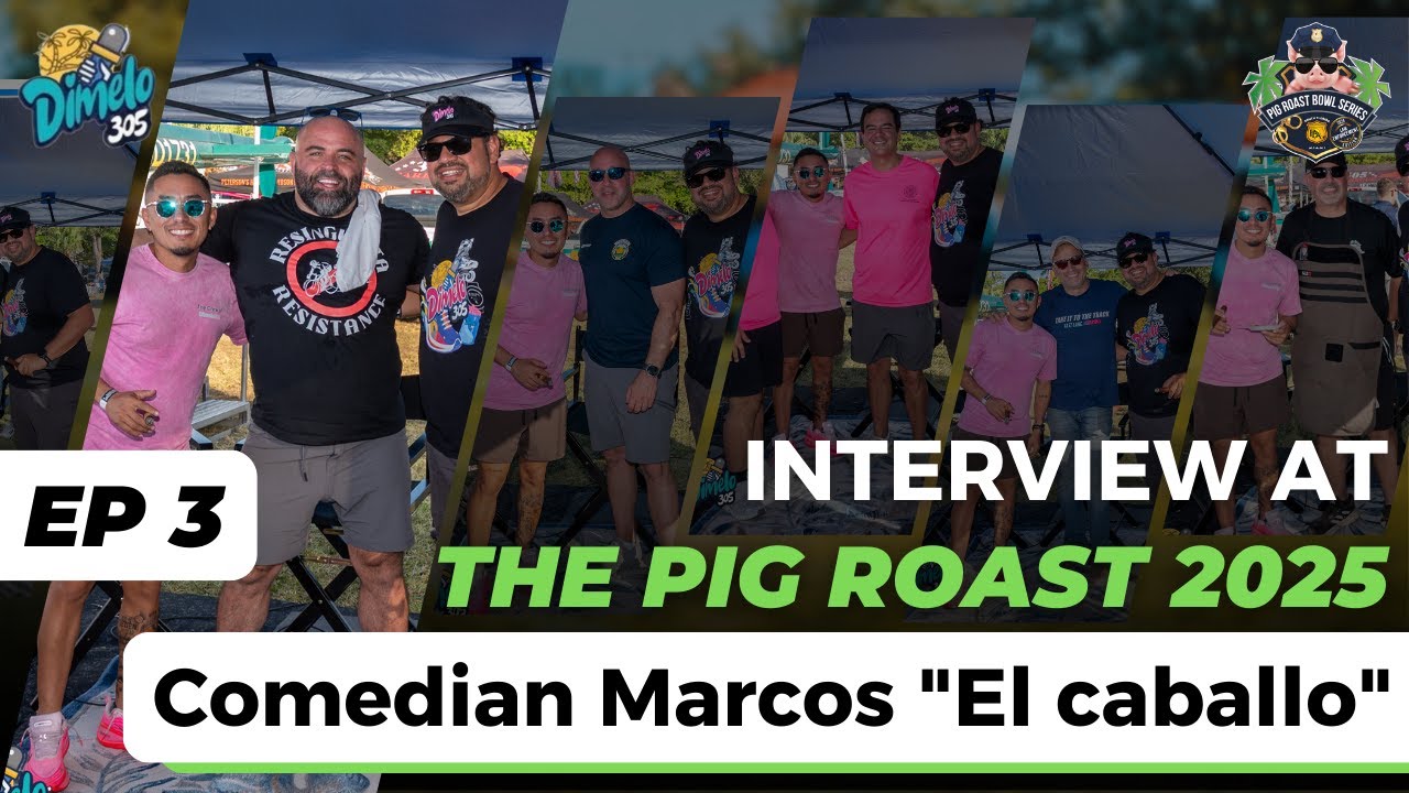 Interview at the Pig Roast 2025 with Comedian Marcos Tabares "El caballo"