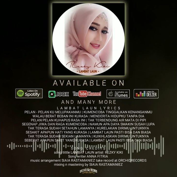 Judul : Lambat Laun, Vokal : Rizki Kiki, Karya : Anna Fitria, Arr : Siaia Rastamaniez