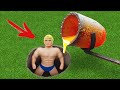 Experiment: STRETCH ARMSTRONG vs LAVA | Awesome Lava Experimetns!