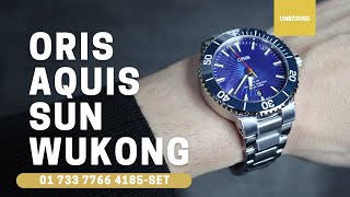 UNBOXING Oris Aquis Sun Wukong Limited Edition 41.5mm 01 733 7766 4185-Set