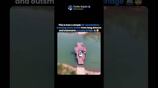 This Is How A 30-Second Ferry Crossing Outsmarts A Million-Dollar Bridge And Saves Hours