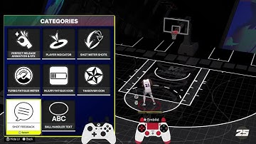 NBA 2K25 How to Turn on or off Bal Handler Text, Visibility and Ability Icon