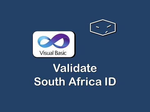 Validate South Africa ID in VB.NET