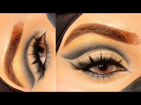 Black cutcrease eyemakeup tutorial 💫 ||full cutcrease eyemakeup tutorial||Ayesha Licious