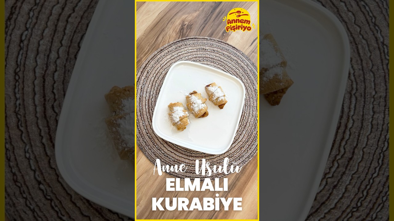 Anne Usülü Elmalı Kurabiye Tarifi | Yapımı Çok Kolay!