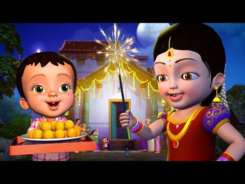 தீபாவளி தீபாவளி தீபாவளி வந்ததே | Tamil Rhymes for Children | Infobells