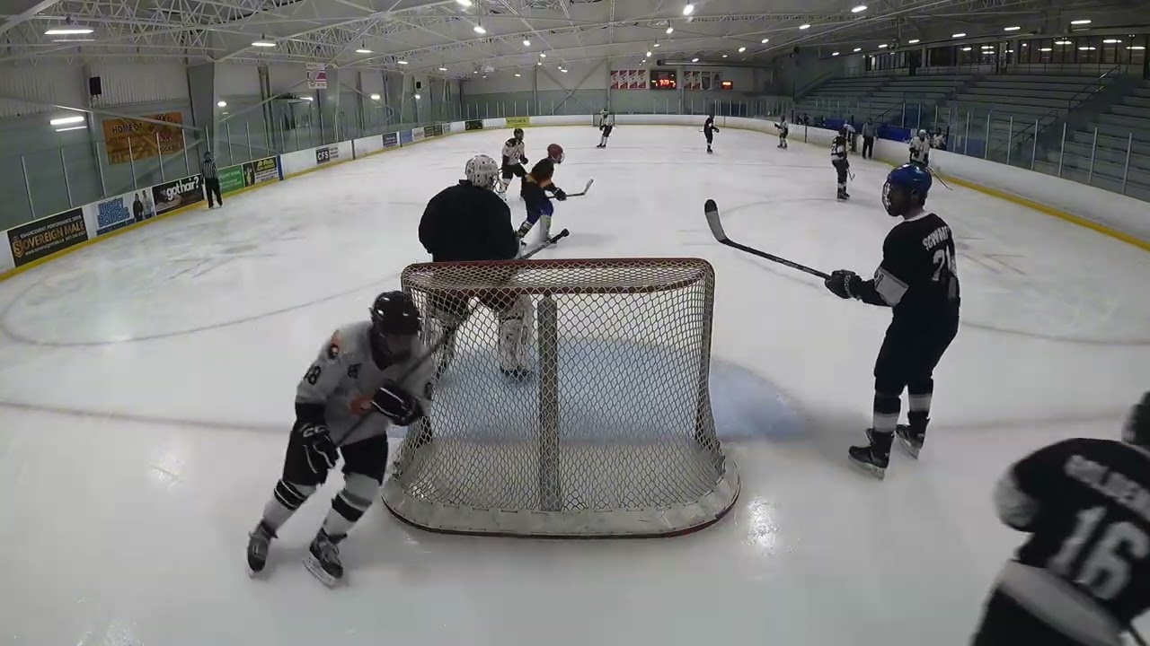 Go Pro Hockey Goalie -  Monday Night Hockey Game Highlights - 2025-11-10