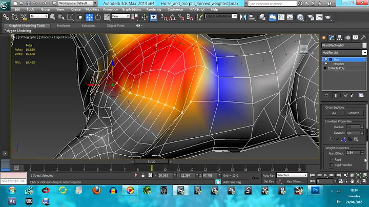 Rigging and animating a horse using bones in 3ds max part 7