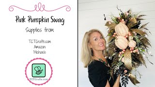 How to make a Fall/Halloween Pumpkin Swag-DIY