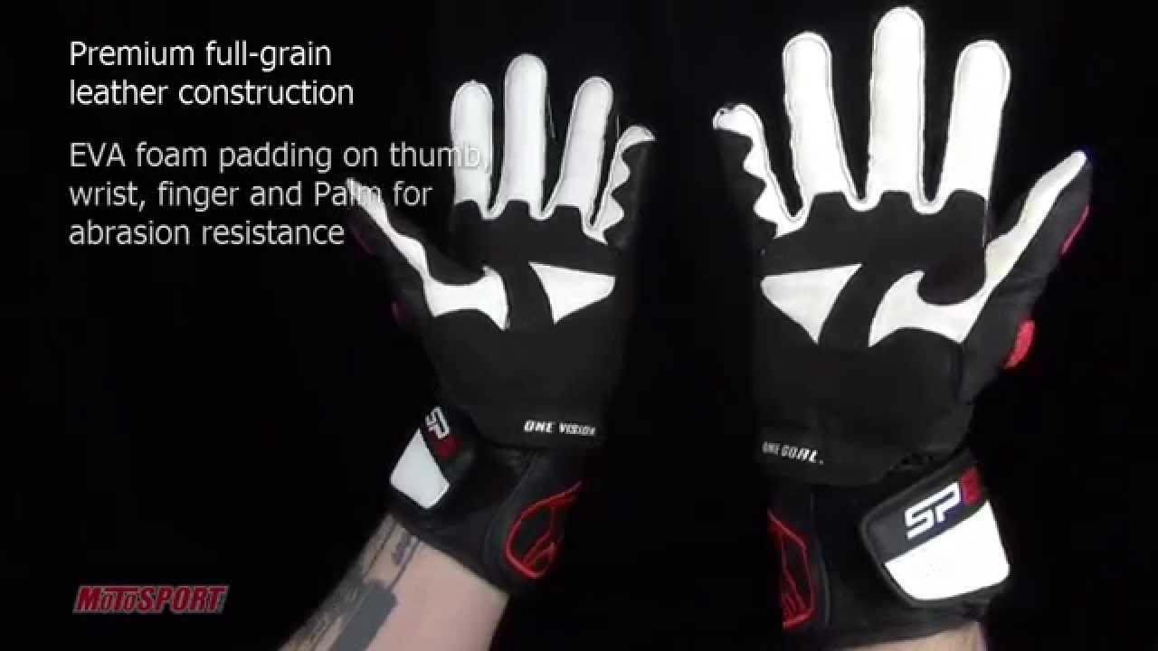 Alpinestars SP-8 Leather Gloves Fit
