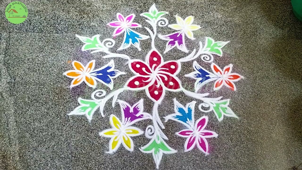 Margazhi Special Kolams - Kolam 28 #iniyapozhudhu #margazhispecial #kolams