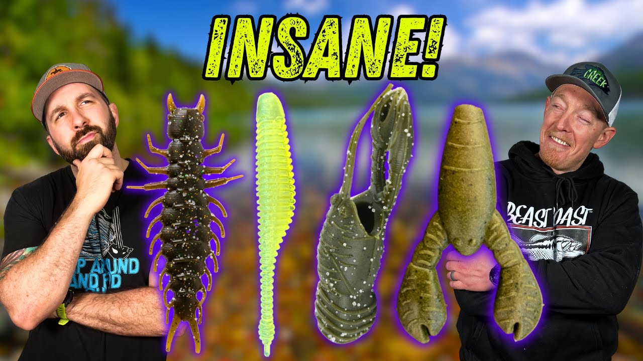 These NEW Finesse Fishing Plastics Are INSANE! Great Lakes Finesse! 