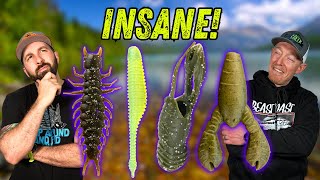 These NEW Finesse Fishing Plastics Are INSANE!  Great Lakes Finesse!