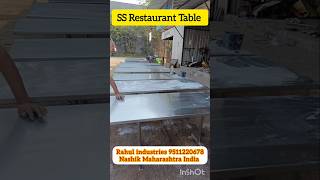 How to make Ss table SS Table kaise banaye #sstable #hotel #restaurant @rahulindustrieswork