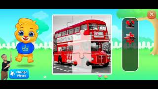 Puzzle kid - puzzle photo - pesawat bis susun mobil sedan #games #study #puzzle screenshot 4