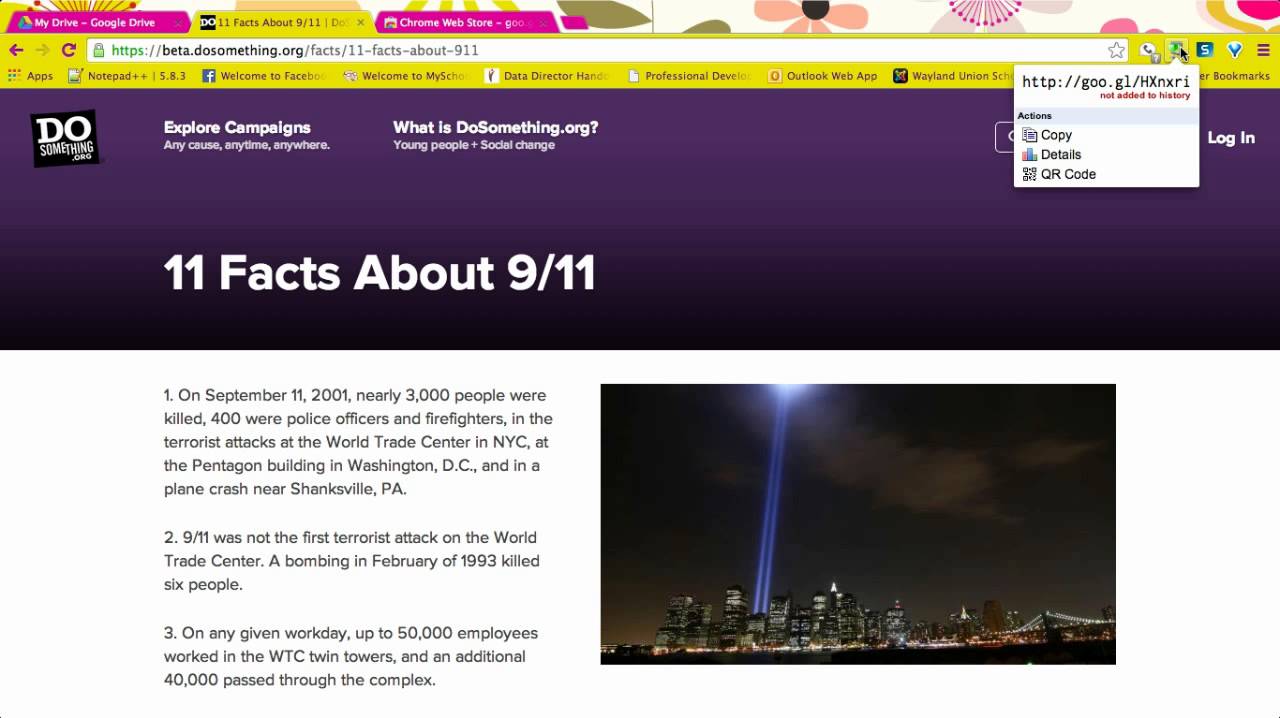 goo.gl URL shortener tutorial