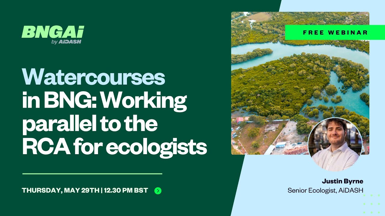 Watercourses in BNG: Working parallel to the RCA for ecologists