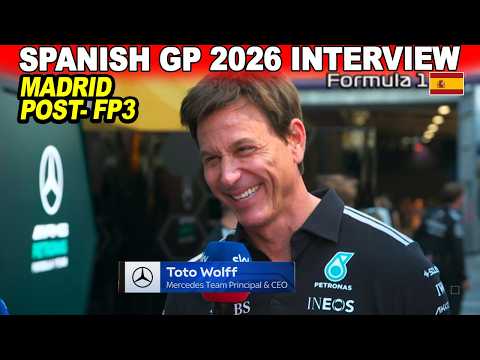 Toto Wolff Interview nach dem 3. freien Training | Großer Preis von Spanien 2026 | Madrid