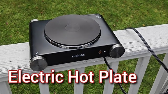 Cusimax 1500W Portable Hot Plate Review: A Useful Spare Burner