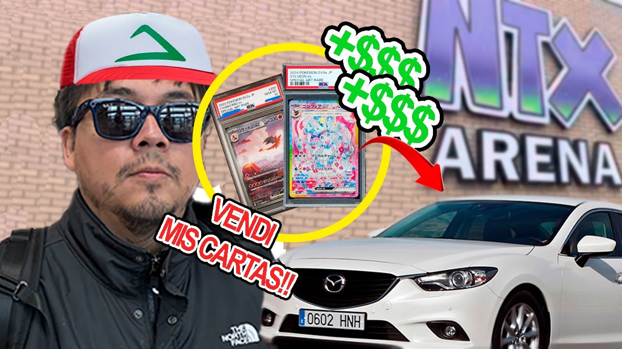 PAGUÉ mi CARRO con cartas POKÉMON 🚗💰 (card show NTX)