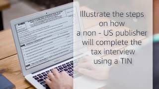 Filling out the KDP non - US tax interview