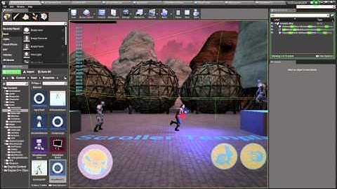 Unreal Engine 4 Side Scroller AI Test