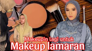 Makeupin teman untuk acara tunangan