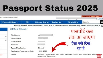passport application has been submitted along with applicable fees and supporting documents 2025